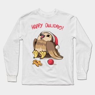 Happy Owlidays! Long Sleeve T-Shirt